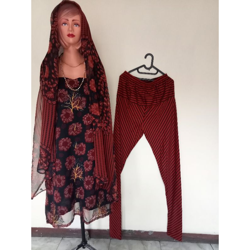 Setelan celana Siffon Preloved model india wanita