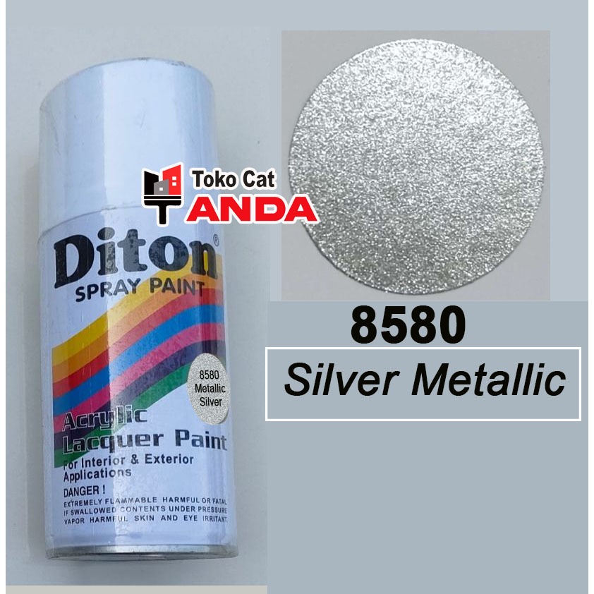Diton Metalic Silver 8580 300cc - Diton Silver Metalik - Silver bling bling