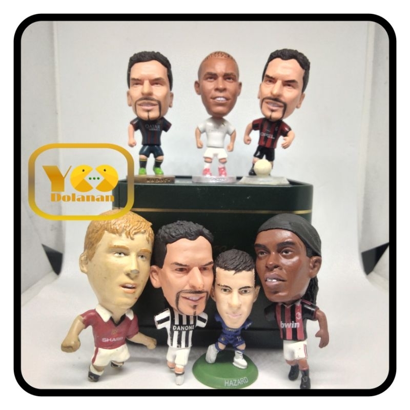FIGURE JUNK PEMAIN BOLA RONALDO BAGGIO RONALDINHO