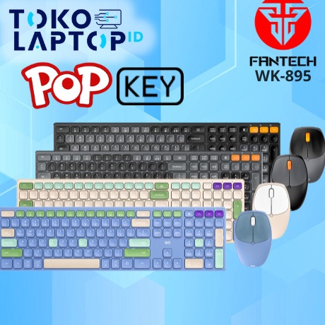 Fantech WK895  WK895 Pop Keys Wireless Keyboard Mouse Combo