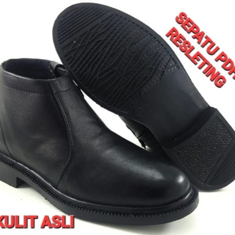 SEPATU PDH RESLETING KULIT ASLI SEPATU PDH SATPAM SEPATU PDH TNI SEPATU PDH PNS SEPATU PDH POLRI