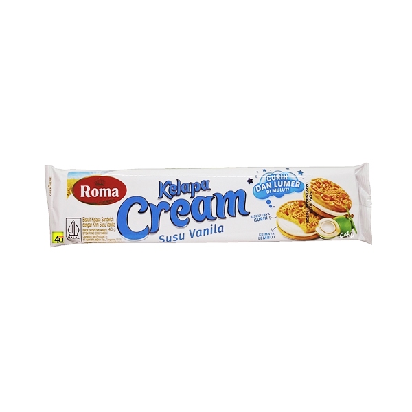 

ROMA KELAPA CREAM SUSU VANILA 40GR