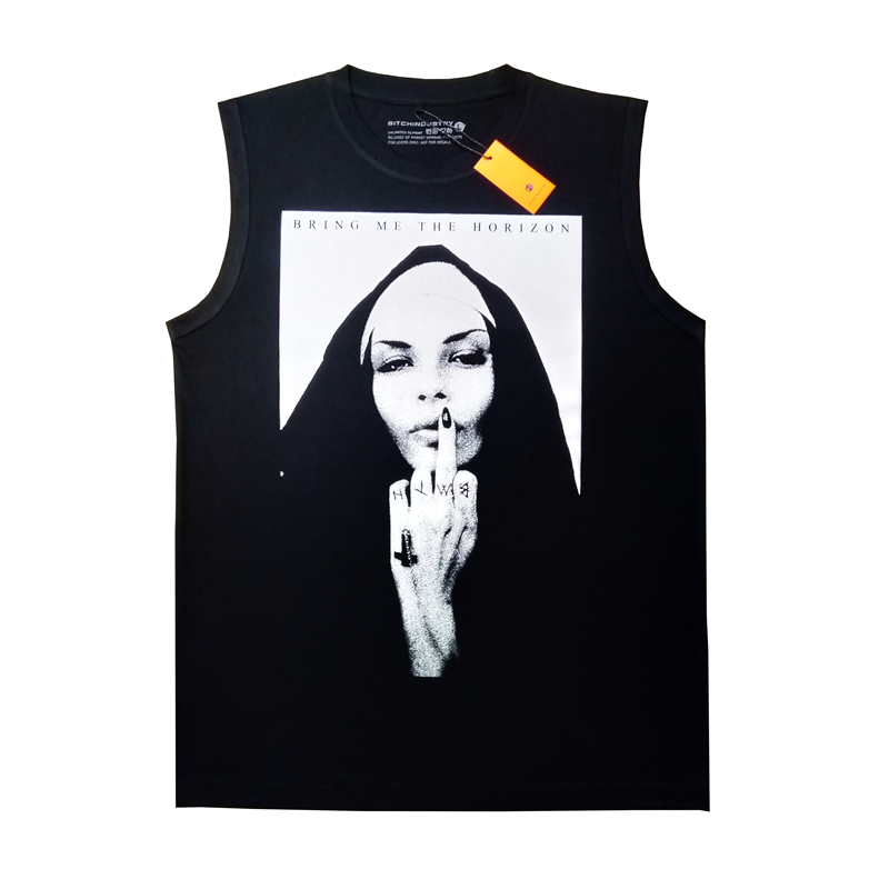 Sleeveless Top BMTH Nun | tank top unisex