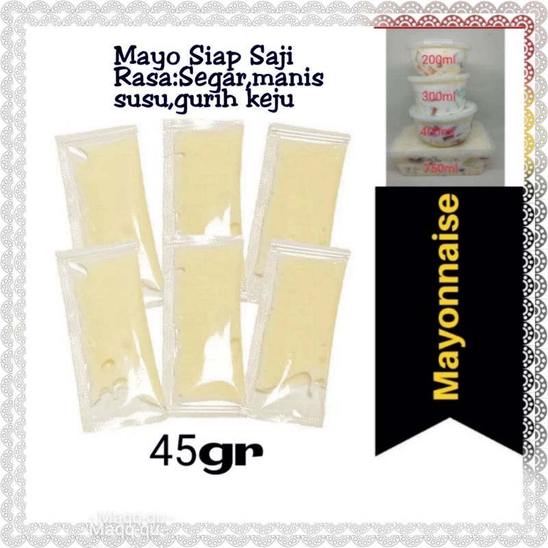 

[45gr]Mayonaise MiX Saset/Mayonnaise Sachet