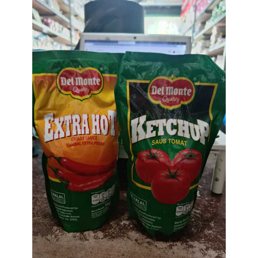 

delmonte saos sambal extrahot & saos tomat 1kg / delmonte sambal / delmonte tomat / delmonte sause