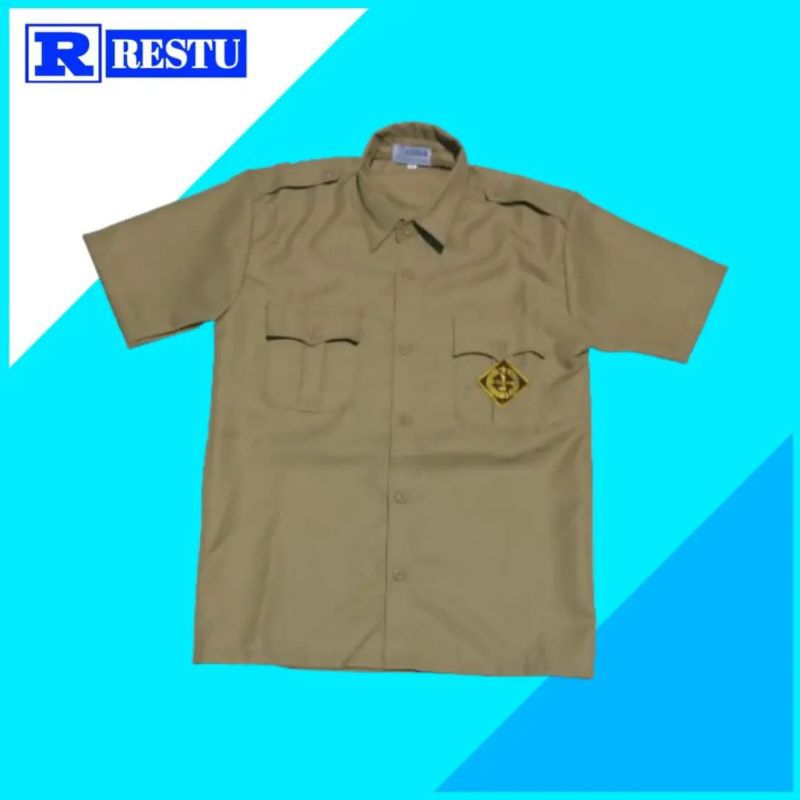 kemeja rapilo, kemeja penegak rapilo, kemeja pramuka rapilo pendek, baju pramuka rapilo, baju pembin