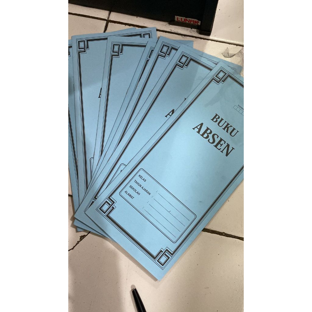 

BUKU ABSENSI SEKOLAH