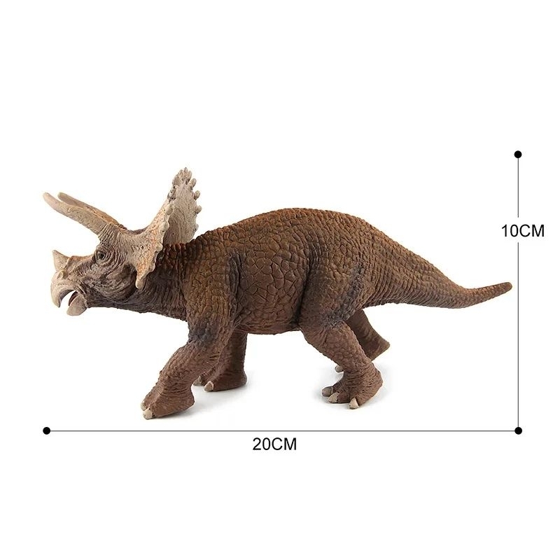 Pajangan mobil hiasan dashboard mainan boneka figure dinosaurus triceratops dino world Jurassic park