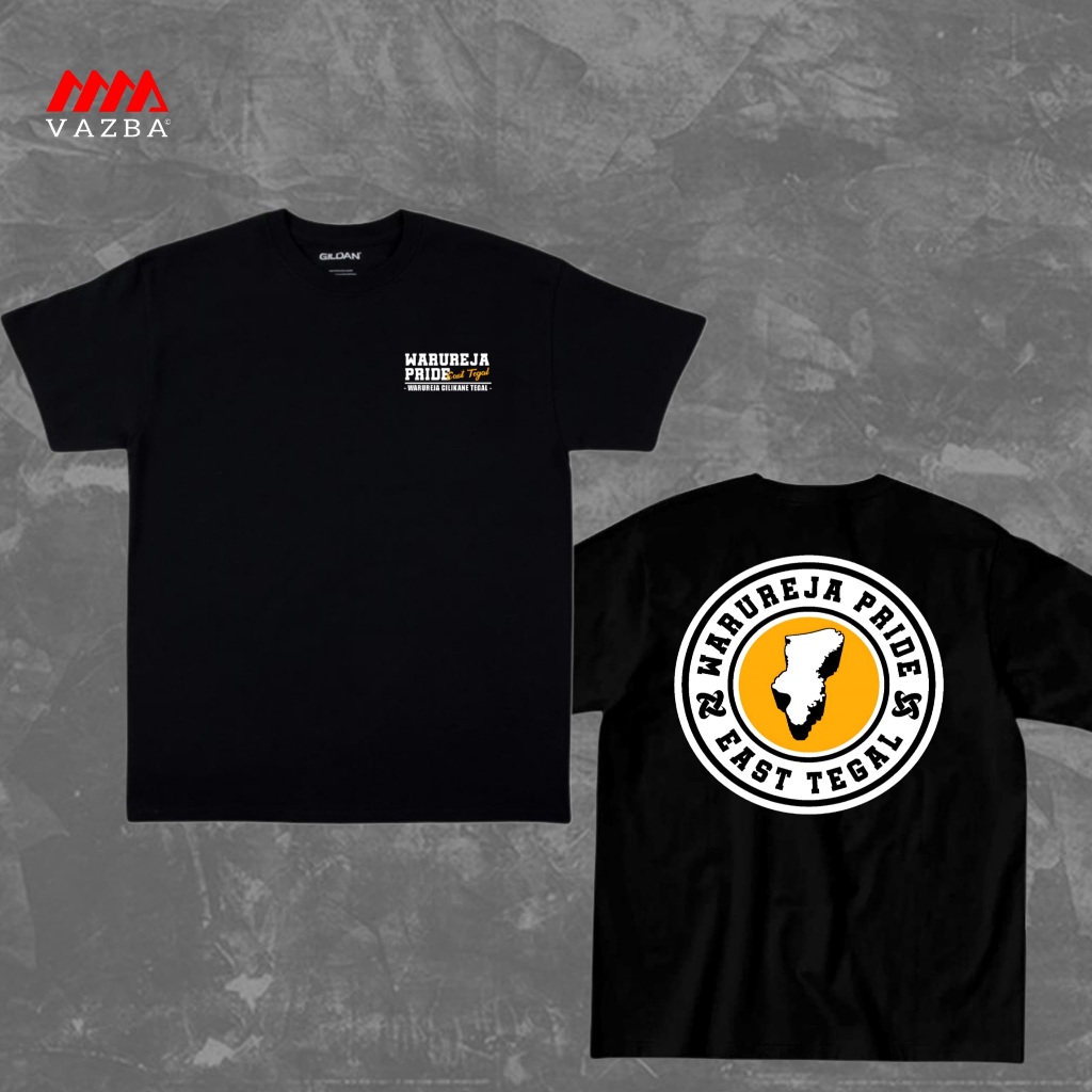 KAOS HITAM PRIA DISTRO 100% ORIGINAL KEREN MURAH VAZBA STORE WARUREJA PRIDE CILIKANE TEGAL