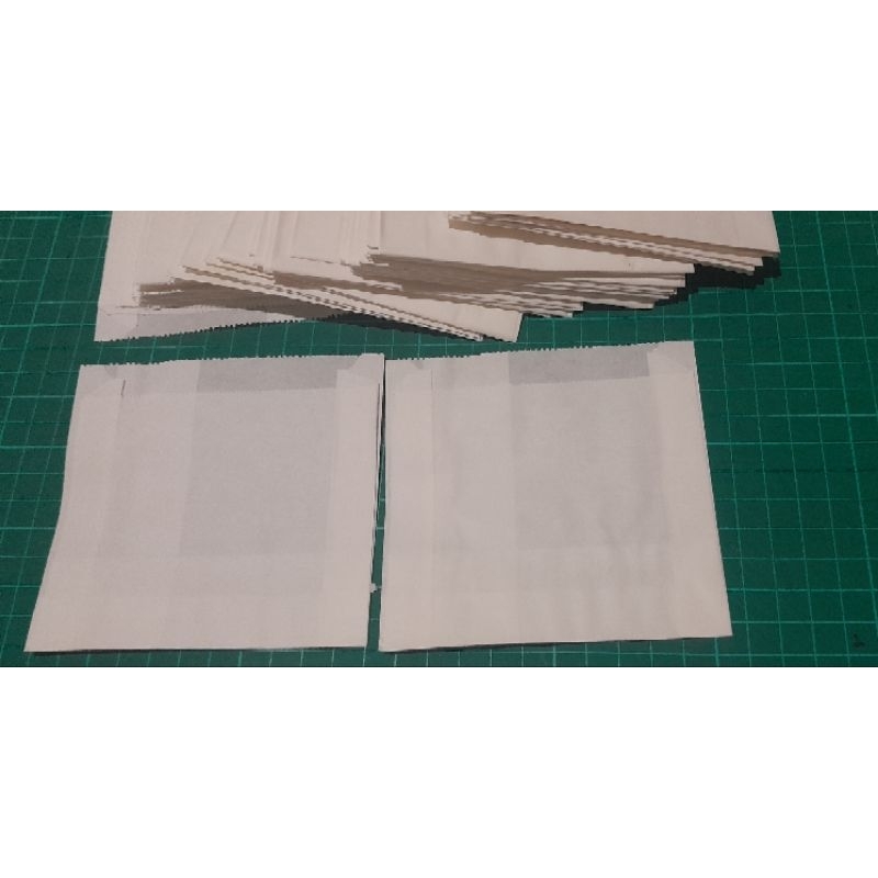 

Ready stock 10cm X11 cm kantong kertas kantong bungkus kertas paperbag putih isi 10 pcs