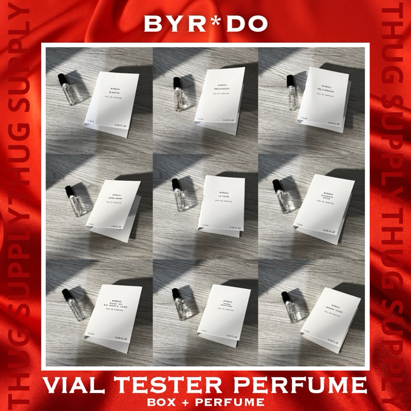 BYREDO PARFUM VIAL ORIGINAL 1,5 2 ML ~ perfume 1,5ml 2ml ori tester niche travel size mini miniatur 