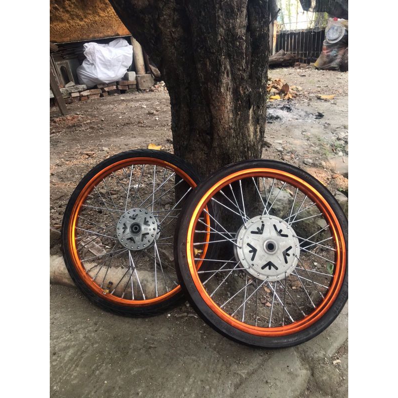Velg 17 Kingu Alloy Orange For Yamaha (Mio,MioJ,Fino,Soul)