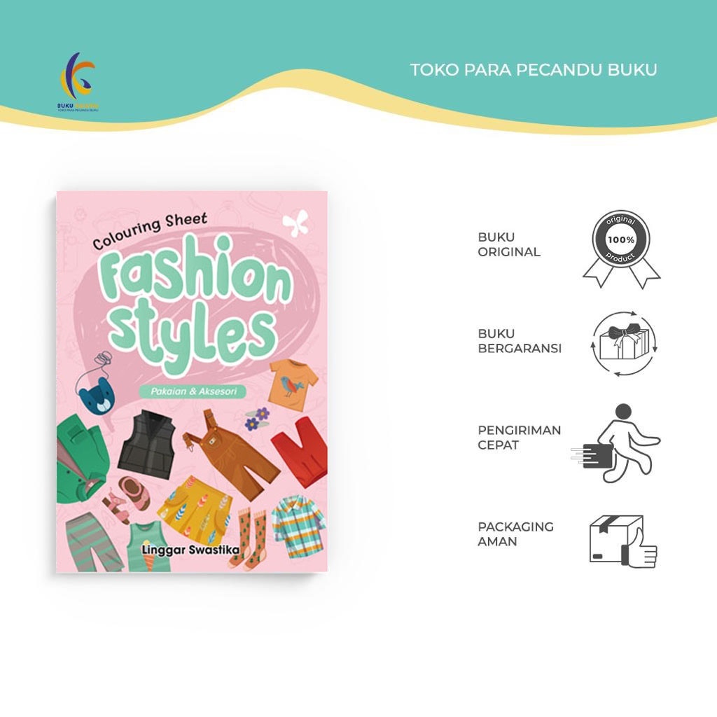 Coloring Sheet Fashion Styles-Pakaian & Aksesoris - Linggar Swastika - Anak kita - Bumifiksi