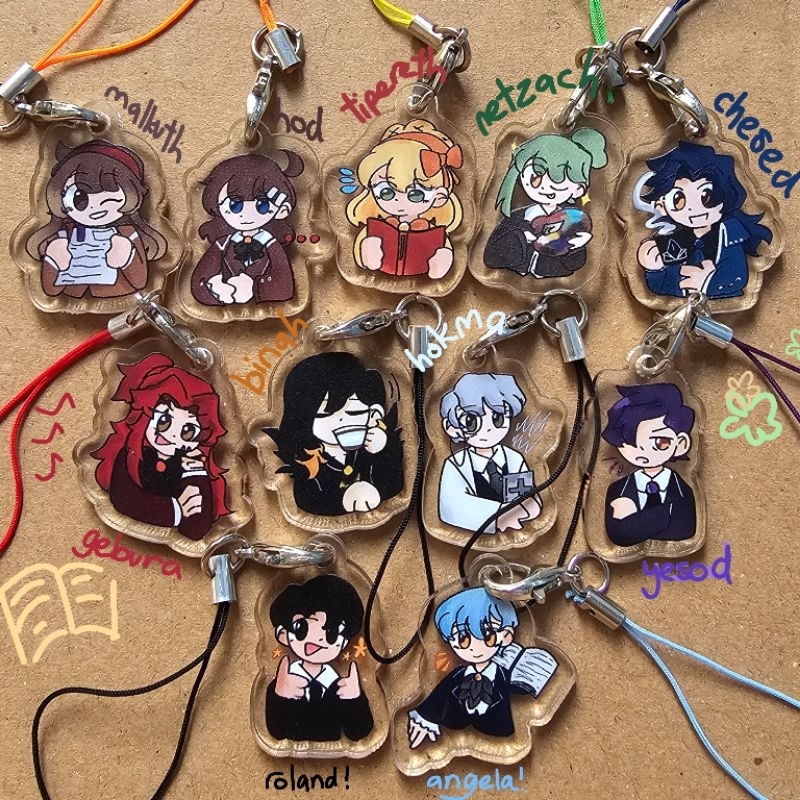 Phonestrap Acrylic - Library of Ruina