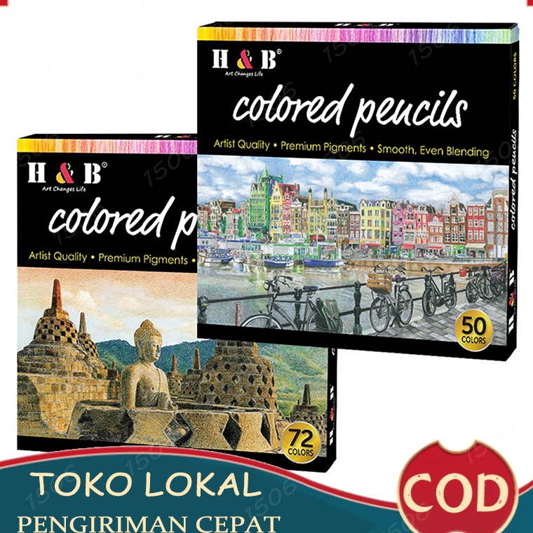 

ART Q8J6 Stok Tersedia HB Set Pensil Warna Minyak 72 Warna Pensil Sketsa Warna Yang Sudah Diasah Perlengkapan Seni untuk Siswa Dewasa Seniman Menggambar Sketsa Buku Mewarnai Dekorasi Proyek DIY Hadiah Hadiah