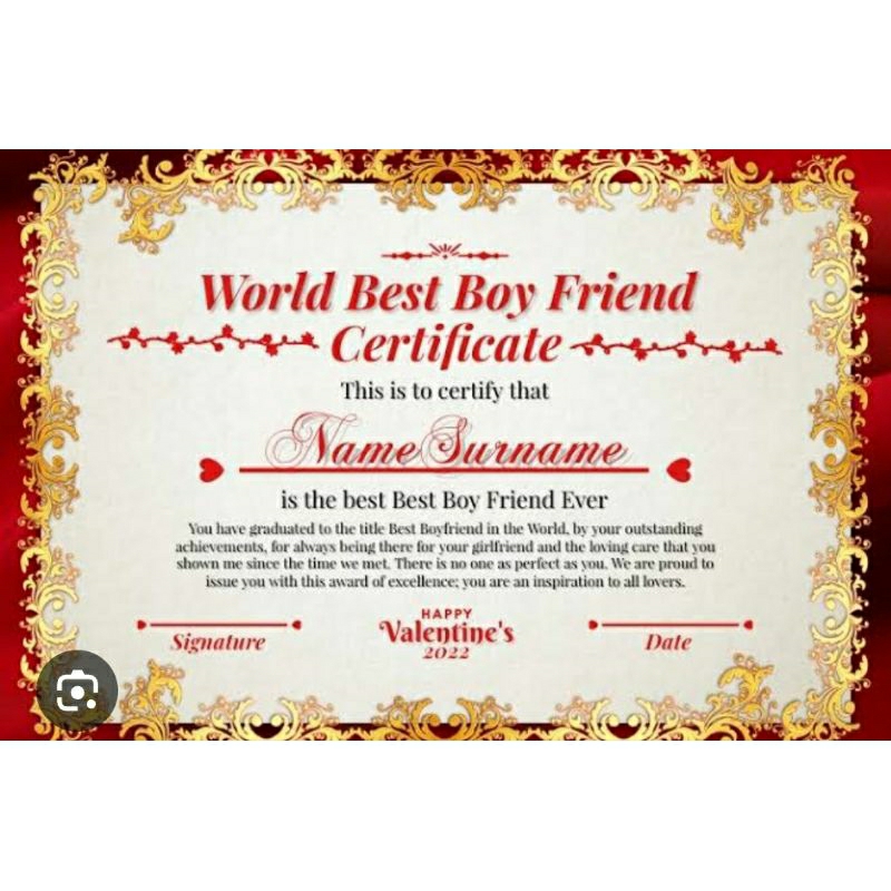 

SERTIFIKAT BUAT PACAR/BESTIE