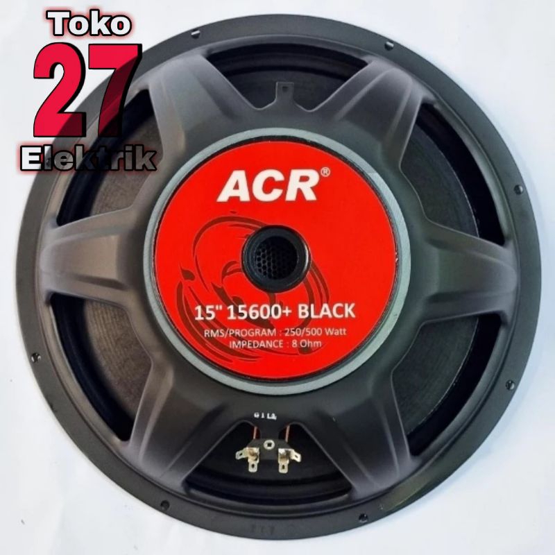 Speaker ACR 15 inch 15600+ BLACK 500 WATT