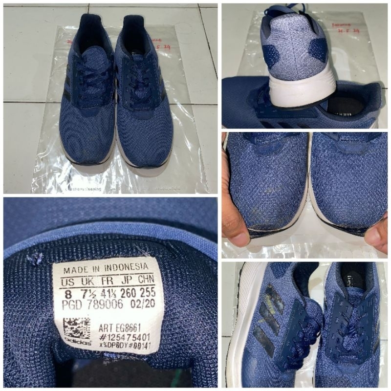 Sepatu Adidas Duramo 9 (Second/Bekas) Tanpa Kotak
