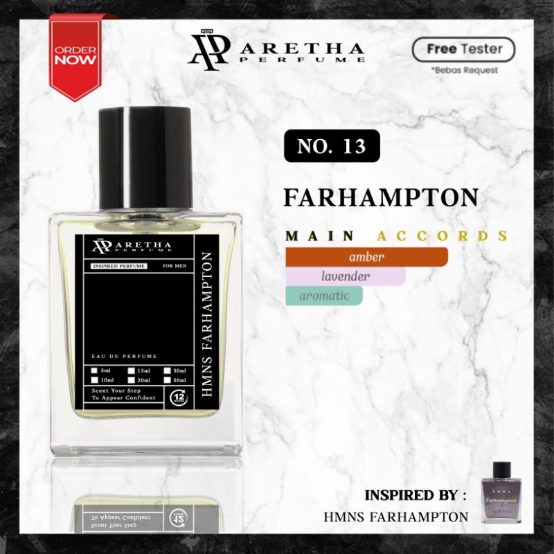 Aretha Perfume - No. 13 Inspired by Farhampton