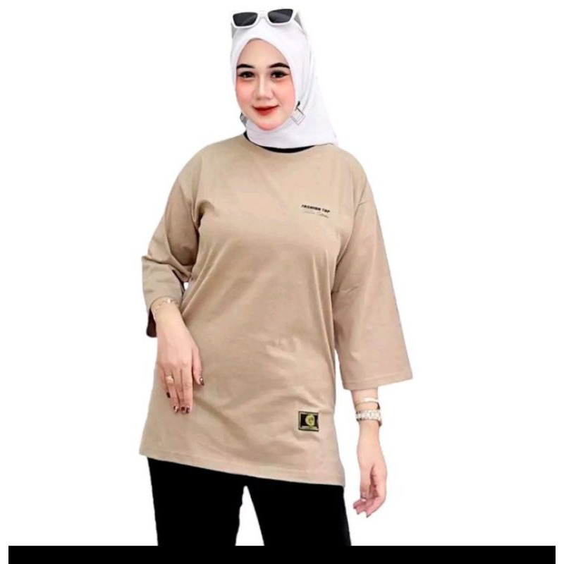 KAOS OVERSEAS HIJAB STYLE LENGAN 7/8