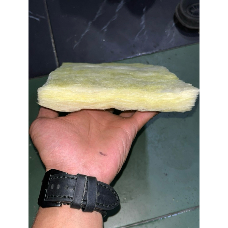 Disc (Glasswool Kuning Tebal) Glasswool Knalpot Racing Tahan Panas Motor Kuning