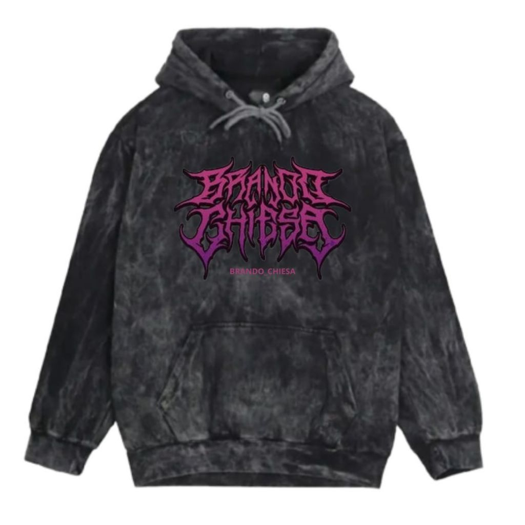 Hoodie Pria- Jaket Sweater Pria Washing BRANDA CHIESA - Hoodie Pria Distro Tebal- Sweater Hoodie Tie