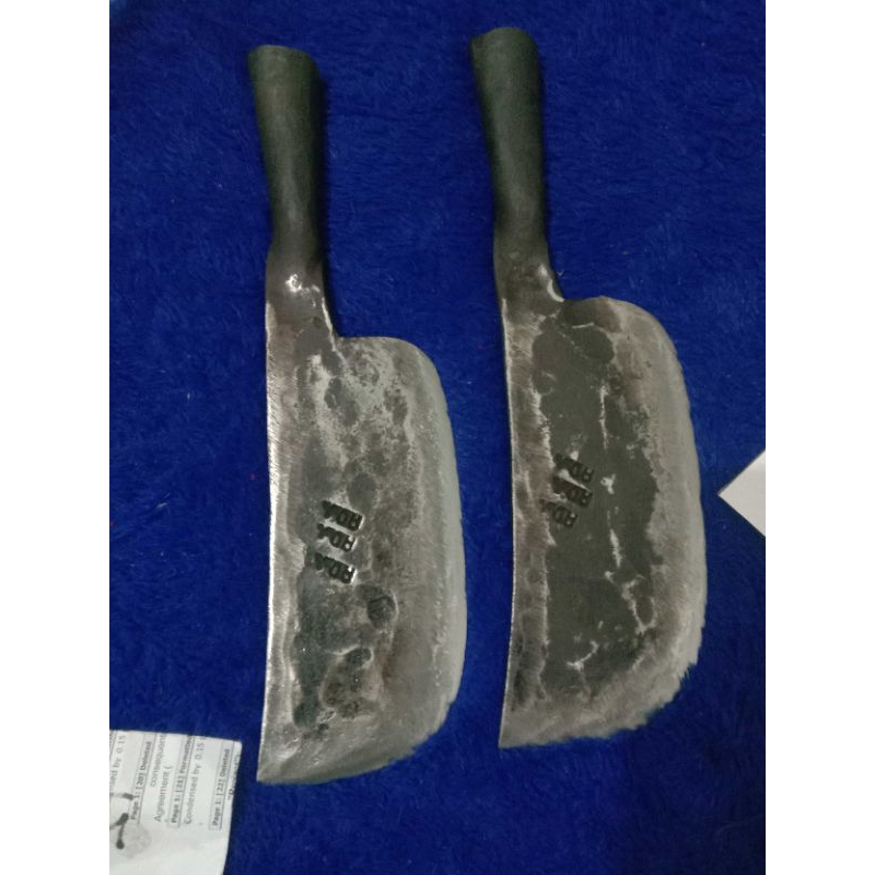 pisau dapur cacah tulang asli baja per