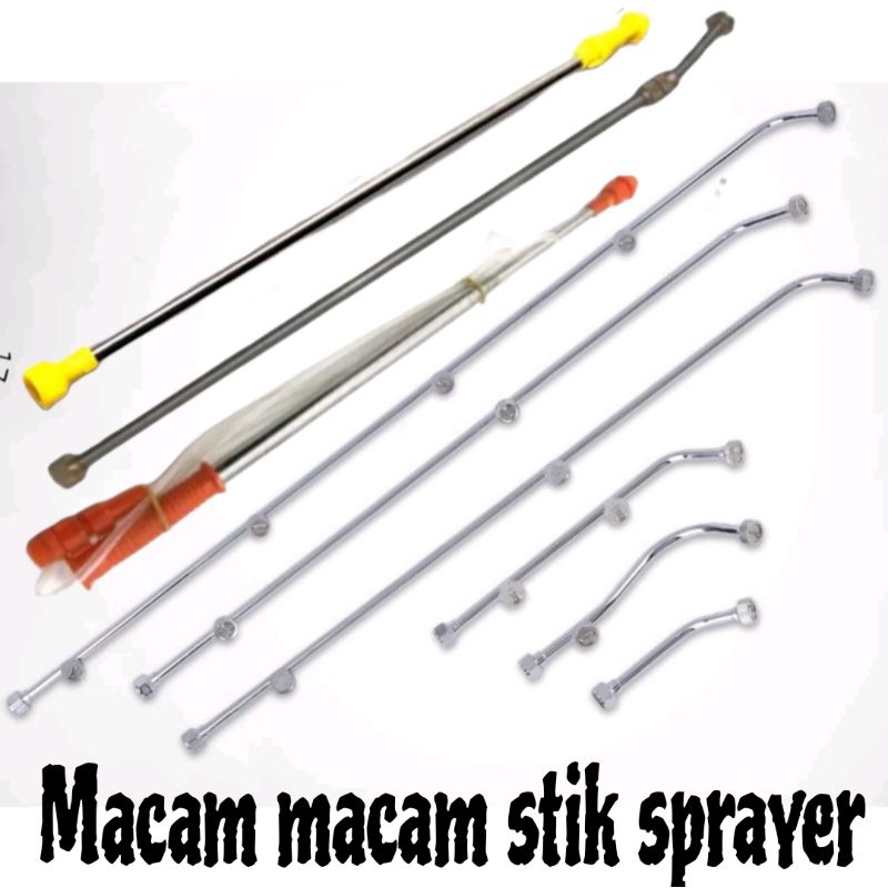 STIK SPRAYER VARIASI STIK SPRAYER PANJANG TELESKOPIK MATA 5 MATA 3/ STIK SPRAYER ELEKTRIK MANUAL TEL