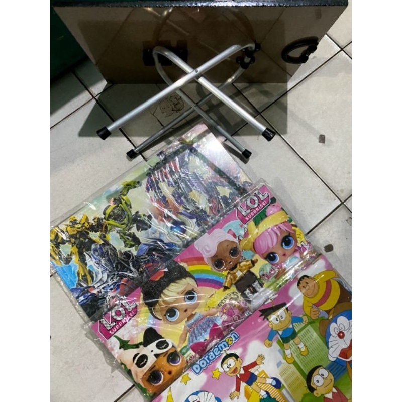 Meja Laptop Meja Belajar Karakter Kaki Silang