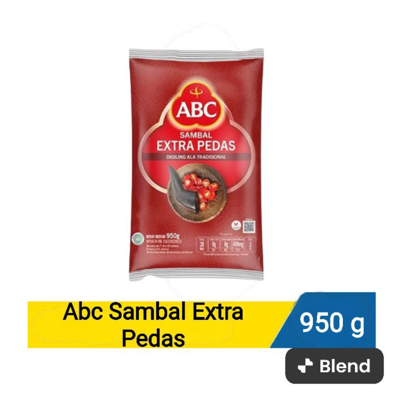 

Abc Sambal Extra Pedas 950 g