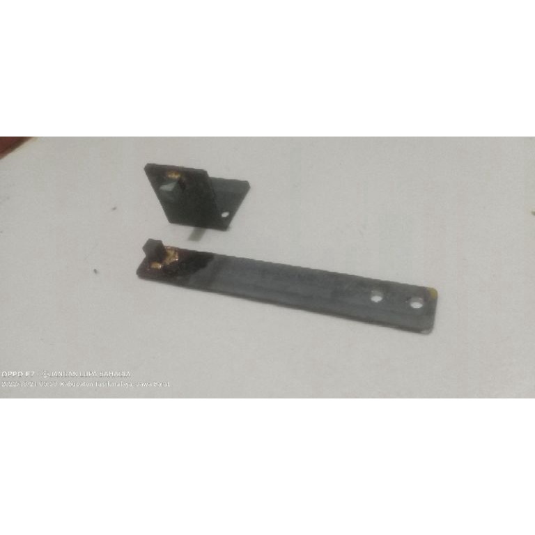 ART G3E4 platina plat tebal 2mm panjang tangkai 1cm ukuran baja widia 5 58mm