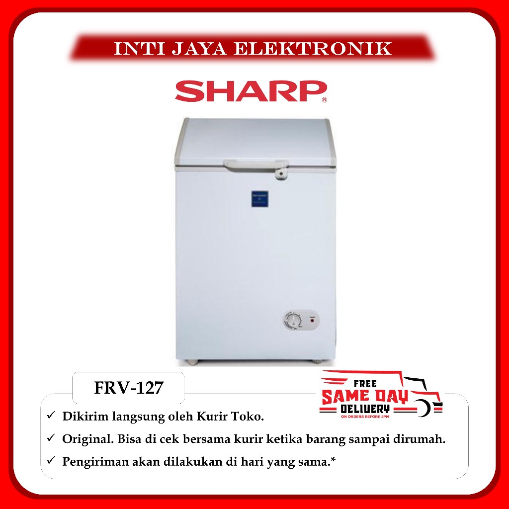 FREEZER BOX SHARP FRV-127 CHEST FREEZER FRV127 FRV 127