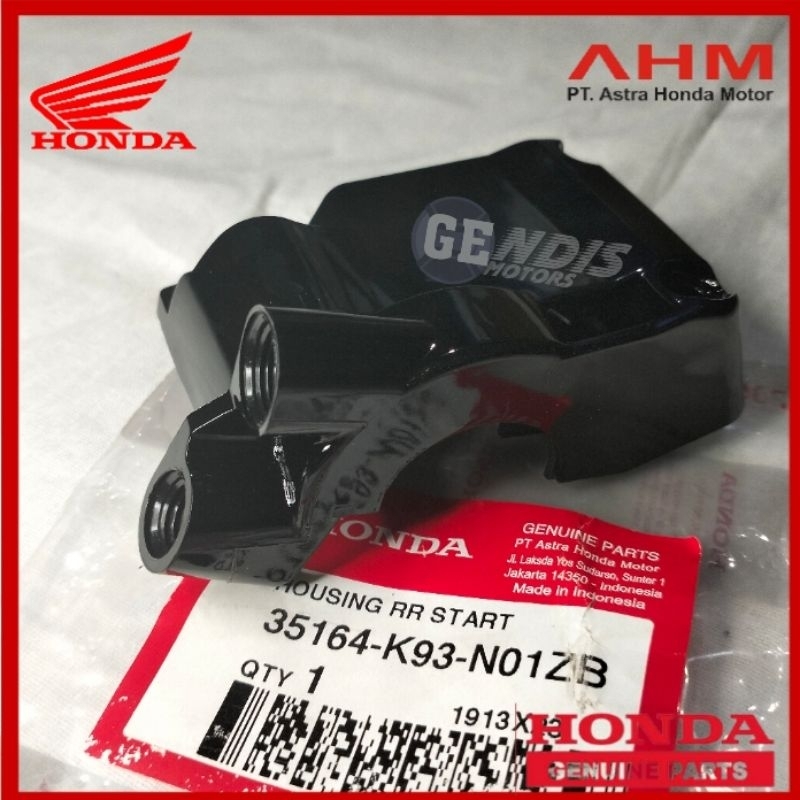 35164 K93 N01ZB housing RR start rumah tutup holder kanan dudukan kabel gas Scoopy esp ORI AHM