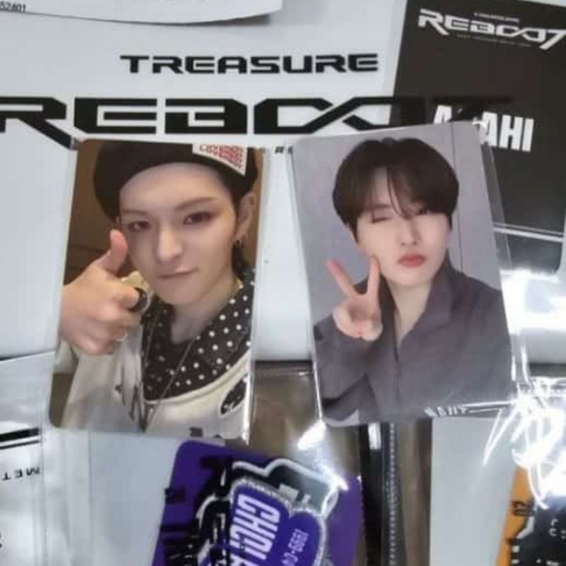 [TREASURE] PHOTOCARD YOSHI JUNKYU POB REBOOT RELAY TOUR OFFICIAL PC AJUN YOSHI