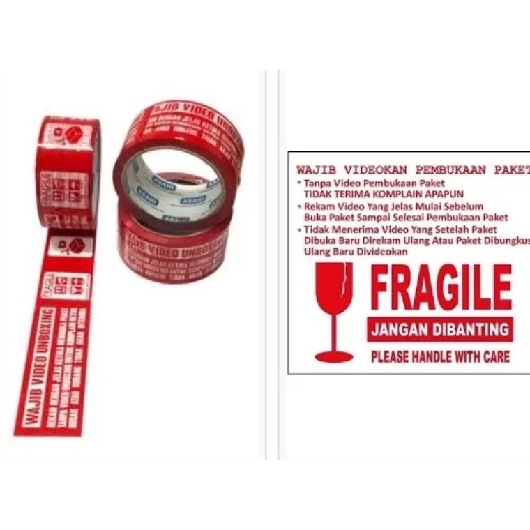 

ART M6K LAKBAN FRAGILE UNBOXING 8O Y ISI 5 PCS