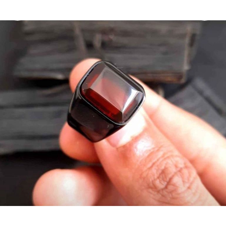 ART E9X8 CINCIN BATU AKIK GETAH KATILAYU 1 ASLI