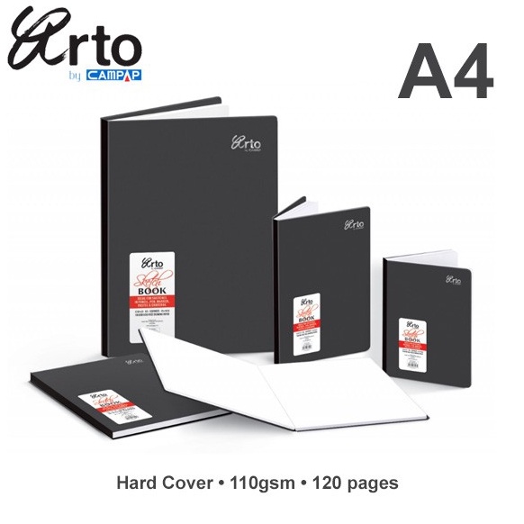 

ART J3I Arto A4 Hard Cover Sketch Book 11gsm