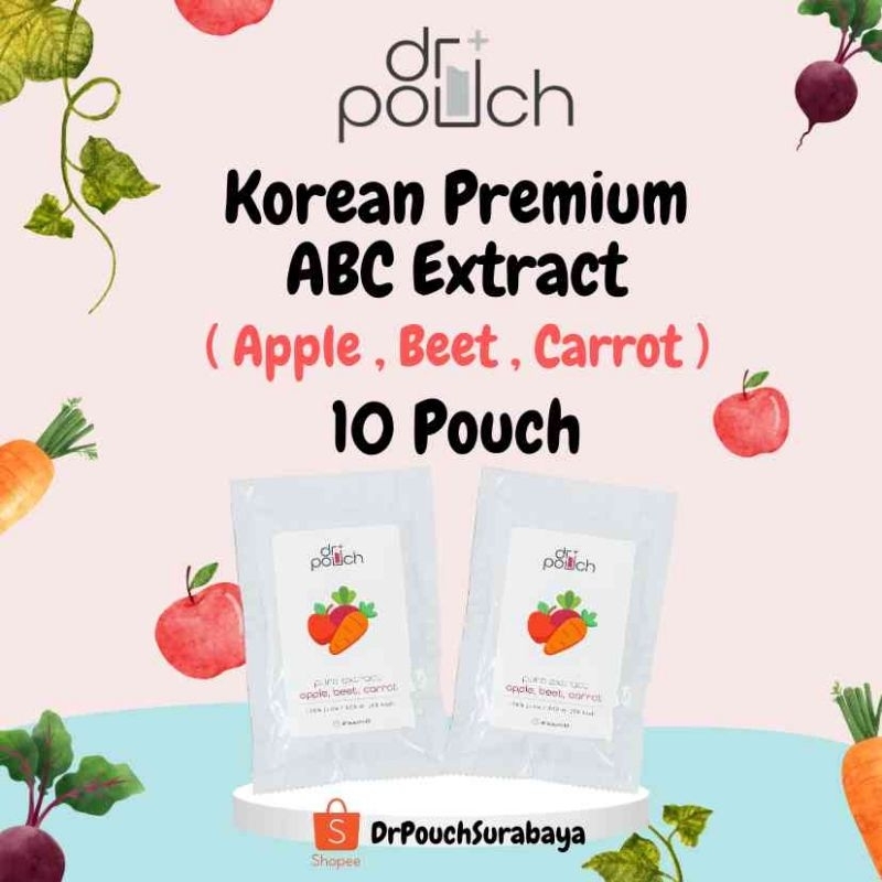 

drpouch Surabaya - korean premium ABC Extract ( Apple , Beet, Carrot ) - isi 10 sachet