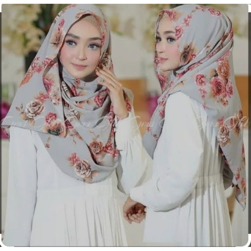 PASMINA INSTAN MOTIF BUNGA