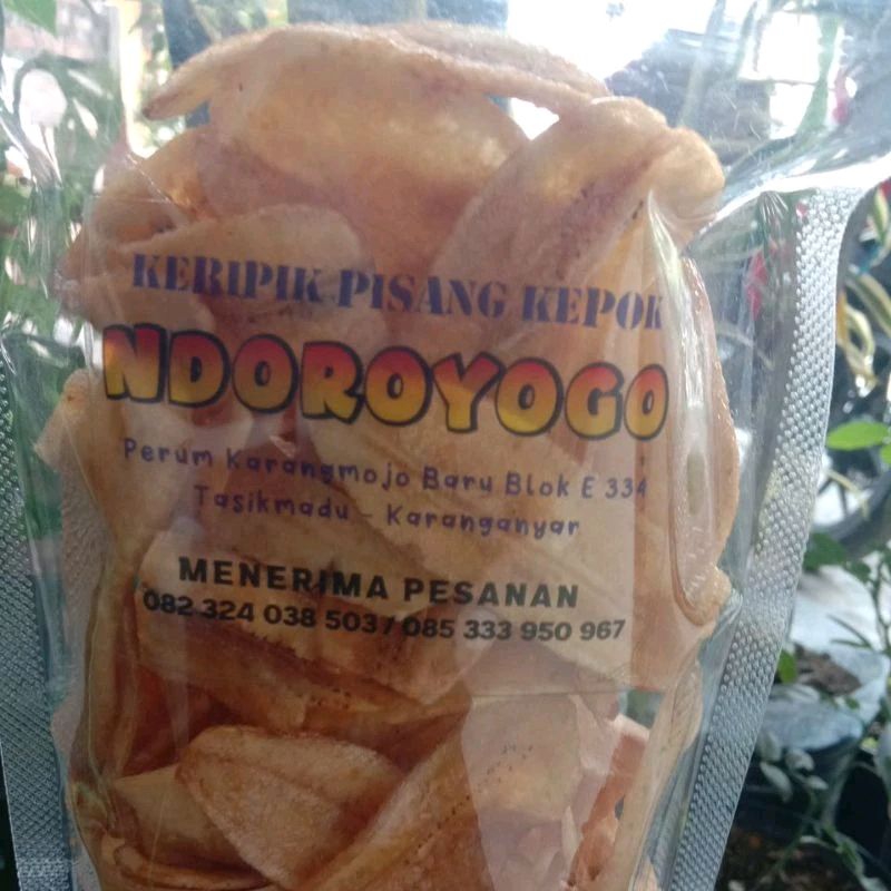 

Keripik Pisang Kepok NDOROYOGO