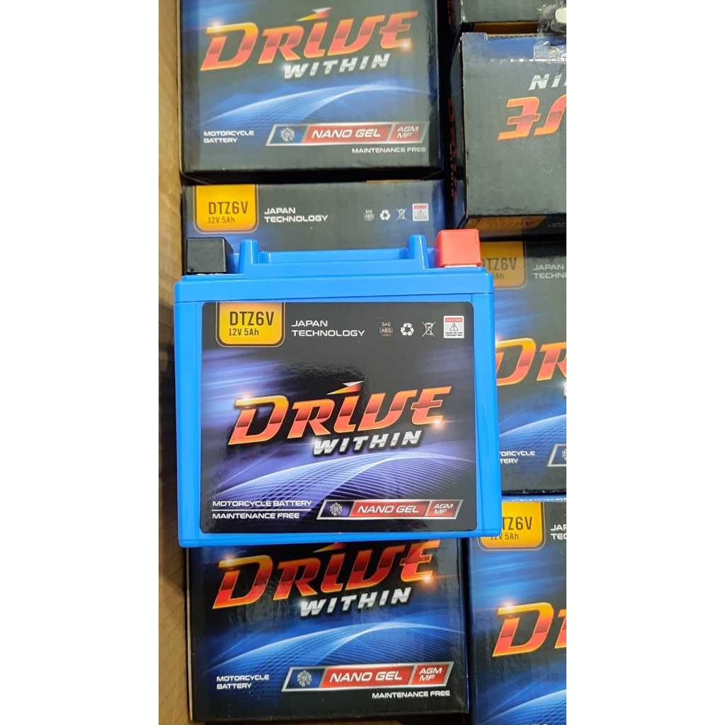 AKI MOTOBATT MTZ6S DRIVE DTZ6V AKI KERING MTZ6S MTZ7V MOTOBATT DRIVE NANO GEL
