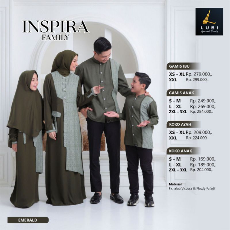 LUBI SARIMBIT INSPIRA EMERALD GAMIS LUBI TERBARU