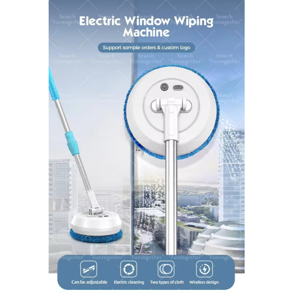 BEST SALE Robot Mini Pembersih Otomatis Listrik Serbaguna Alat Pel Lantai Kaca Dinding Jendela