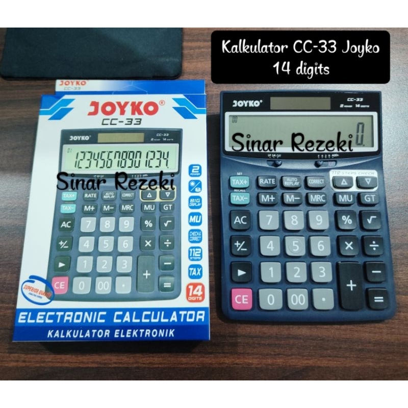 

1 buah!! CC-33/Kalkulator joyko 14 digits/kalkulator