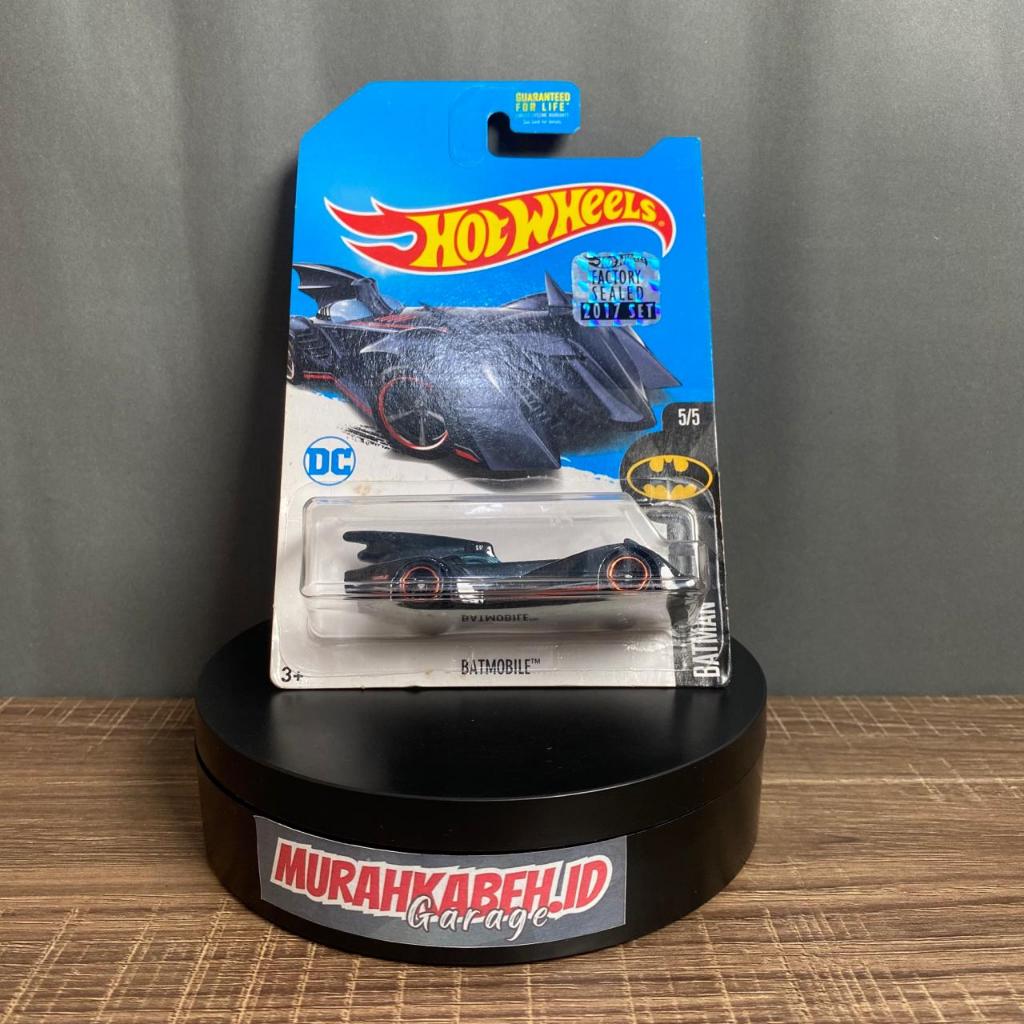 Hot Wheels Batmobile ($TH) - $uper Treasure Hunt Factory Sealed 2017 Set (FREE PROTECTOR)