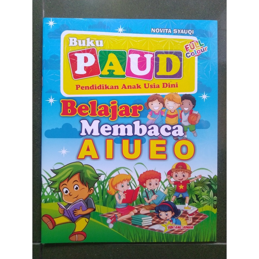 ❤️ Sarjana ❤️ Buku PAUD Belajar Membaca A I U E O | ABJAD