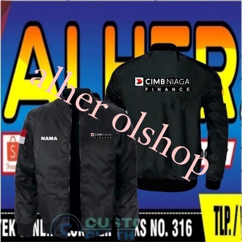 jaket bordir CIMB niaga finance jaket CIMB niaga finance Jaket bomber CIMB niaga finance Jaket kerja