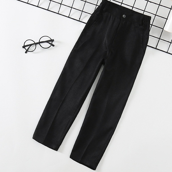 celana hitam panjang polos anak laki- laki / bawahan formal celana anak hitam