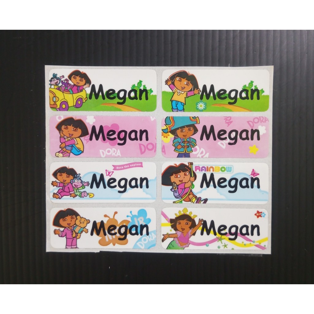 

Sticker / Label Nama Waterproof - Dora the Explorer