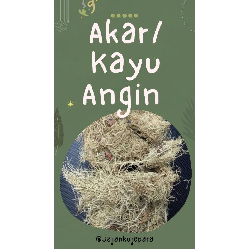 

Jamu Akar angin/ Rasukangin / kayu angin kering / jenggot resi kering 100gr